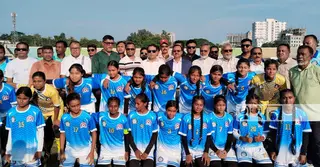 ময়মনসিংহে জেলা প্রশাসক উইমেন্স গোল্ডকাপ ফুটবল টুর্নামেন্ট শুরু